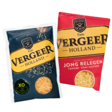 Vergeer geraspte kaas